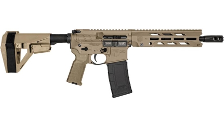 Diamondback DB15 Handgun .300 Blk 30rd Magazine 10.5" 5/8x24 Threaded Barrel FDE with SBA5 Brace