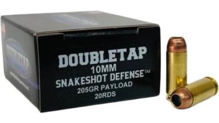 Double Tap DT SnakeShot Defense Ammunition 10mm Auto 135gr+#9 JHP 20/ct