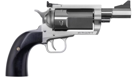 Magnum Research Exclusive BFR Rolling Thunder Handgun .45-70 Gov't 5rd Capacity 3" Barrel Silver with Black Grips