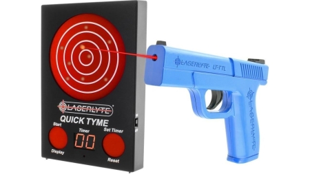 LaserLyte Quick Tyme Laser Trainer Target with Point of Impact Display and Training Handgun