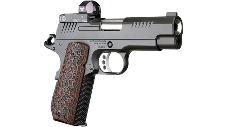 Ed Brown KC9 G4 VTX Handgun 9mm Luger 9rd Magazines (2) 4" Barrel Black with Brown Grip and Thumb Safety and Vortex Venom Red Dot