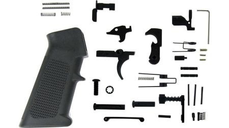 TacFire AR-15 Lower Parts Kit / A2 Grip (Made in the USA)