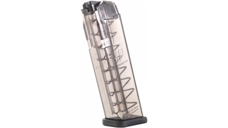 Elite Tactical Systems Carbon Smoke Series Glock Handgun Magazine 9mm 10/rd Smoke