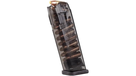 Elite Tactical Systems Carbon Smoke Handgun Magazine for Glock 17 9mm Luger 17/rd