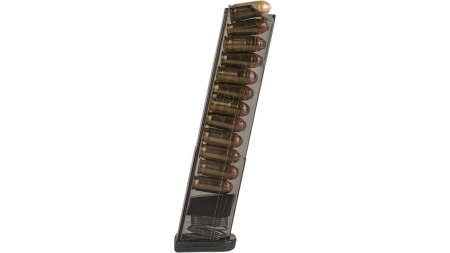 Elite Tactical Systems Carbon Smoke Handgun Magazine for Glock 42 .380 Cal 12/rd
