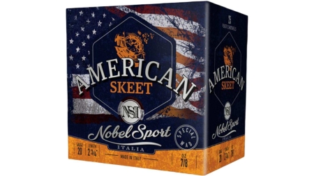 Nobel Sport Target American Trap Shotshells 20ga 2-3/4" 7/8oz 1200fps #9 25/ct