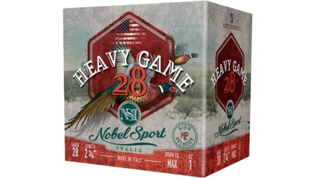 Nobel Sport Heavy Game 28 Shotshells 28 ga 2-3/4" 1 oz 1205 fps #8 25/ct