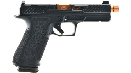 Shadow Systems DR920 Optic Elite Slide Handgun 9mm Luger 17rd Magazine 5" Threaded Bronze Barrel Front Night Sight