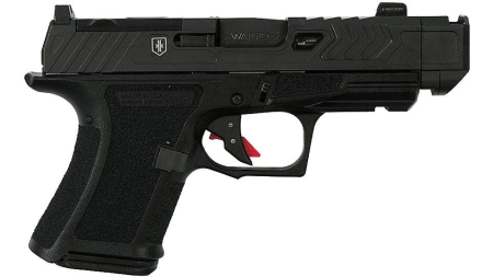 Shadow Systems CR920P War Poet Handgun 9mm Luger 10rd Magazines (2) 3.75 Barrel Black War Poet Slide Engraving with Night Sights