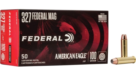 American Eagle Handgun Ammunition .327 Mag 100 gr SP 1500 fps 50/box