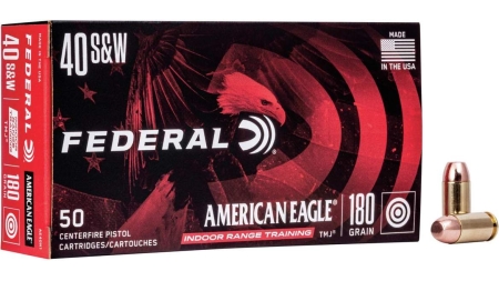 American Eagle IRT Handgun Ammunition .40 S&W 180 gr TMJ 1000 fps 50/ct
