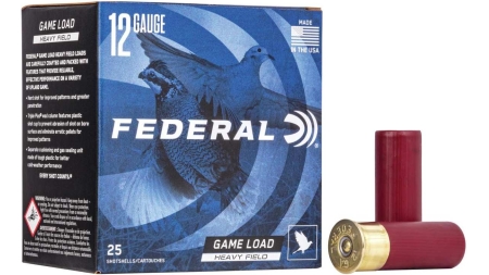 Federal Game-Shok Upland Game - Heavy Field Load - 12ga 2-3/4" 1-1/8oz. #4-Shot 25/Box