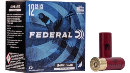 Federal Game-Shok Hi-Brass Load 12 ga 2 3/4" 3 3/4 dr 1 1/4 oz #6 1330 fps 25/ct