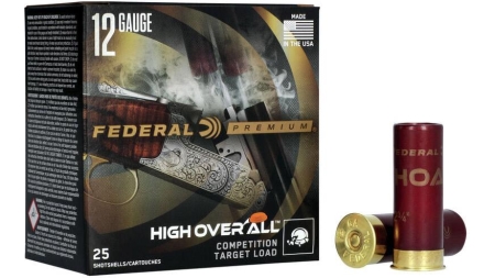 Federal High Over All Shotshells 12ga 2-3/4" 1oz 1250 fps #8 25/ct