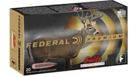 Federal Swift Scirocco II Rifle Ammunition .270 Win 130 gr Poly Tip 3050 fps 20/ct
