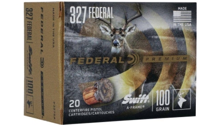 Federal Swift A-Frame Handgun Ammunition .327 Fed Mag 100gr JHP 1500 fps 20/ct