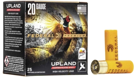 Federal Premium Wing-Shok Pheasants Forever High Velocity - 20ga 2-3/4" 1oz. #4-Shot 25/Box