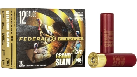 Federal Grand Slam Shotshell 12ga 3-1/2" 2oz 1200 fps  #6 10/ct