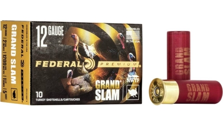 Federal Grand Slam Shotshells 12 ga 2-3/4" 1-1/2 oz 1200 fps 5 10/rd