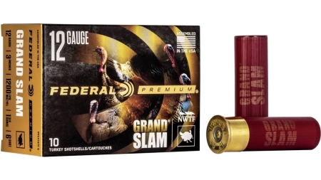 Federal Grand Slam Shotshell 12ga 3" 1-3/4oz 1200 fps #6 10/ct