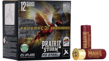 Federal Prairie Storm FS Steel Shotshells 12 ga 3" 1-1/8oz 1350 fps #3 25/ct