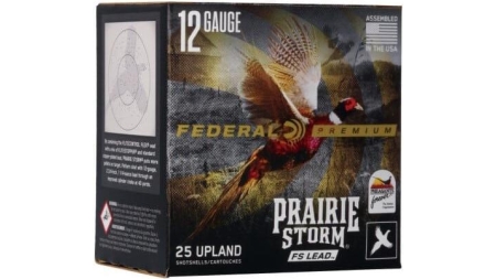 Federal Prairie Storm FS Lead Shotshells 12ga 2-3/4" 1-1/4oz 1330 fps #5 25/ct