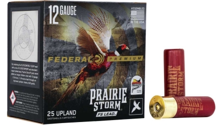 Federal Prairie Storm FS Lead Shotshells 12 ga 3" 1-5/8oz 1350 fps #5 25/ct