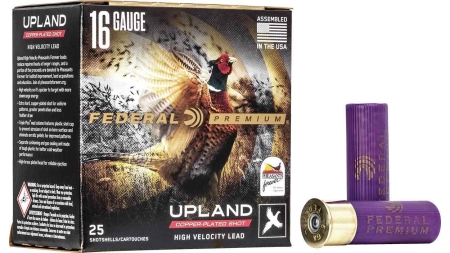 Federal Premium Prairie Storm Shotshells 16gs 2-3/4" 1-1/8oz 1425 fps #4 25/ct