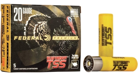 Federal Heavyweight TSS Shotshells 20ga 3" 1-5/8 oz  #7/9 1000 fps 5/rd