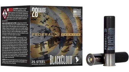 Federal Black Cloud FS Steel Shotshell 28ga 3" 3/4oz 1400 fps #3 25/ct