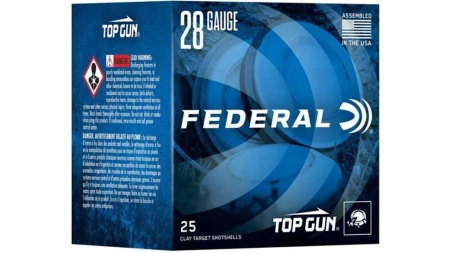 Federal Top Gun Sporting Shotshells 28ga 2-3/4" 3/4 oz 1330 fps #9 25/ct