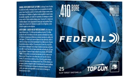 Federal Top Gun Sporting Shotshells .410 2-1/2" 1/2 oz 1330 fps #9 25/ct