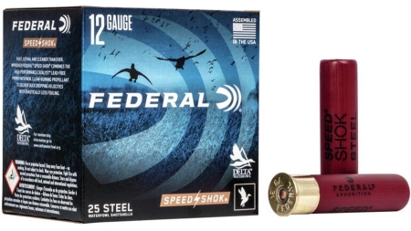 FEDERAL SPEED-SHOK HIGH VELOCITY STEEL 12GA 3-1/2" 1-3/8OZ T AMMO 25RD