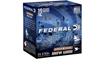 Federal Speed-Shok Snow Goose Shotshells 12 ga 3" 1-1/4oz 1450 fps #2 25/ct
