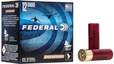 Federal Speed-Shok High Velocity Shotshells 12ga 3" 1-1/8oz 1550 fps #1 Shot 25ct