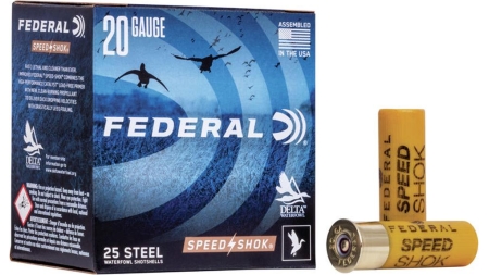 FEDERAL SPEED-SHOK HIGH VELOCITY STEEL 20GA 2-3/4" 3/4OZ 7 AMMO 25RD