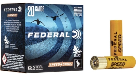 FEDERAL SPEED-SHOK HIGH VELOCITY STEEL 20GA 3" 7/8OZ 1 AMMO 25RD