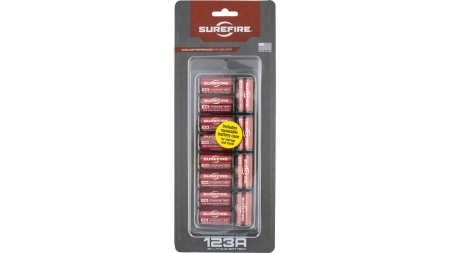 Surefire SF123A Batteries 12/ct Clamshell