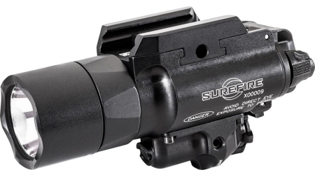 Surefire X400T-A Weapon Light with Red Laser 650 Lumens Black