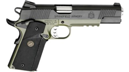 1911 .45 LOADED OPR MARINE CORP OD GR/BLK ARMORY KOTE FIXED COMBAT TRI NS