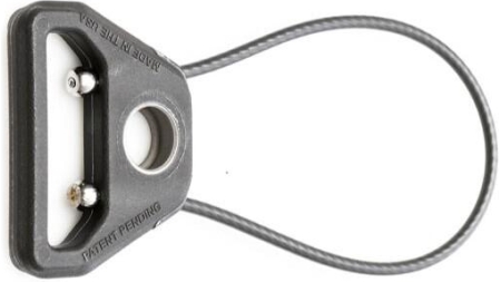 Blue Force Gear Molded Universal Wire Loop Sling Attachment Push Button 2.75" Black