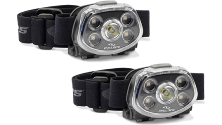 Cyclops Force XP Headlamp 350 Lumens Black 2/ct