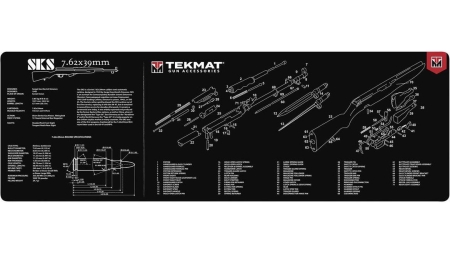 TekMat 12x36 Gun Cleaning Mat - SKS