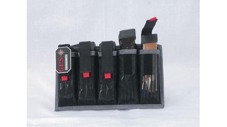 G-Outdoors Pistol Magazine Tote 10 Magazines Capacity-Black