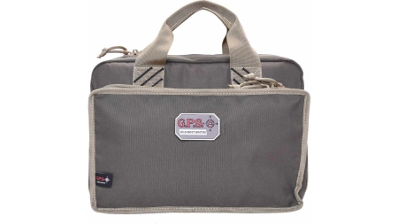G-Outdoors Quad Pistol Range Bag with Mag Storage and Dump Cups FDE