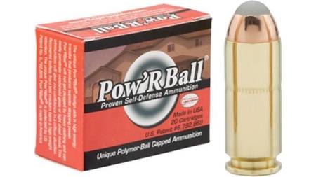 Glaser Pow'RBall Handgun Ammunition  10mm Auto 135 gr JHP 1400 fps 20/box