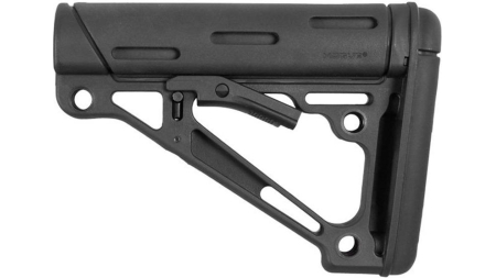 Hogue AR-15/M-16 Collapsible Buttstock - Fits Mil-Spec Buffer Tube Only Black