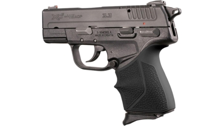 Hogue Handall Beavertail Grip Sleeve for Springfield XD-E 9/45 Black