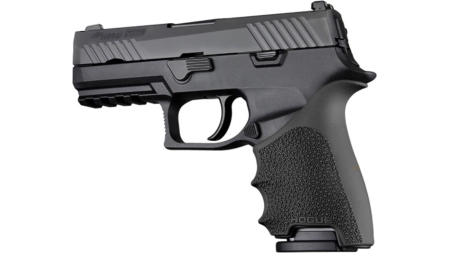 Hogue HandAll Beavertail Handgun Grip Sleeve for Sig Sauer P320 Compact Black