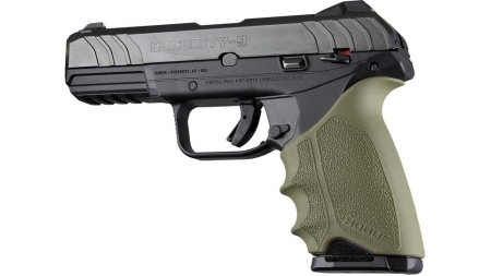 Hogue HandAll Beavertail Grip Sleeve Ruger Security 9 OD Green